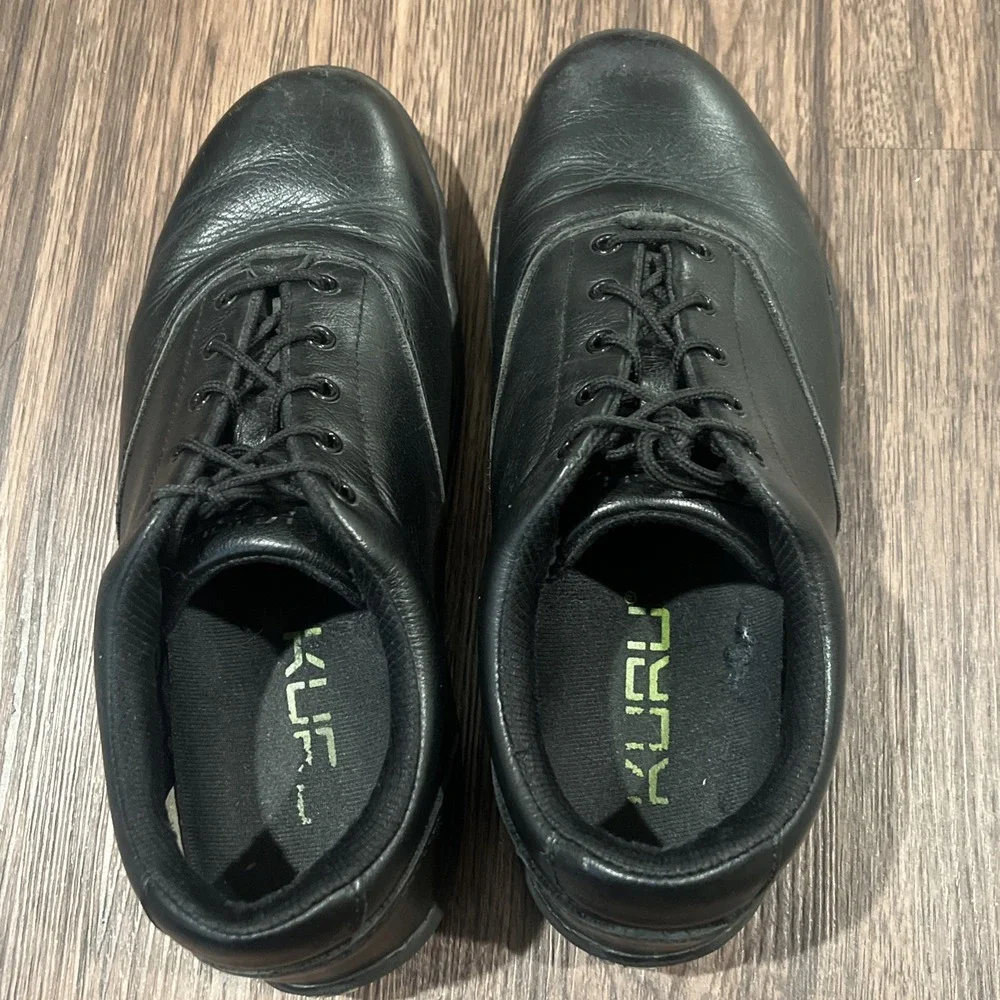 KURU Chicane Mens Black Size 9 Leather Comfort Trail Hiking Walking Shoes